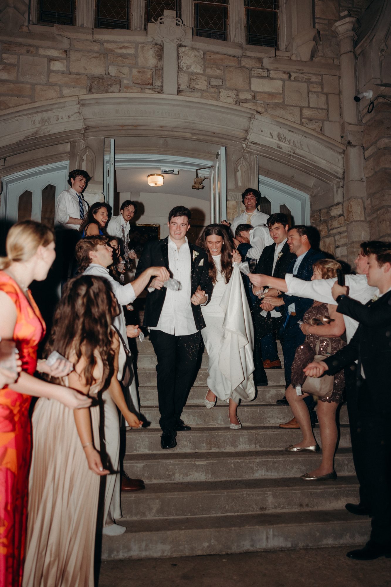 Wedding reception on the upper floor of Melrose Abbey Kansas City